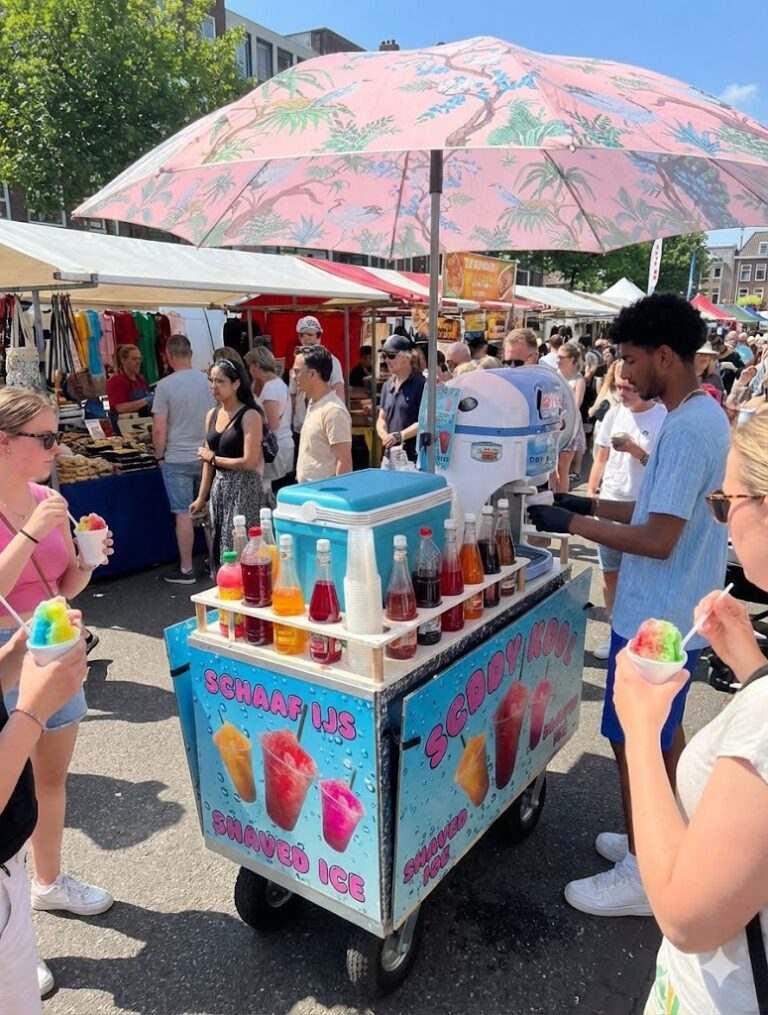 marktkraam evenement schaafijs